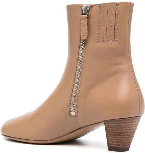 Marsèll round-toe calf leather boots Neutrals