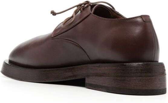 Marsèll round toe lace-up derby shoes Brown