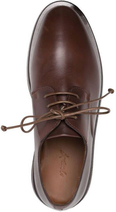 Marsèll round toe lace-up derby shoes Brown