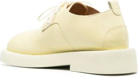 Marsèll round-toe lace-up leather oxford shoes Yellow