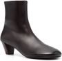 Marsèll round-toe leather ankle boots Brown - Thumbnail 2