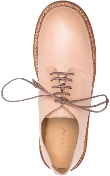 Marsèll round-toe leather brogues Neutrals