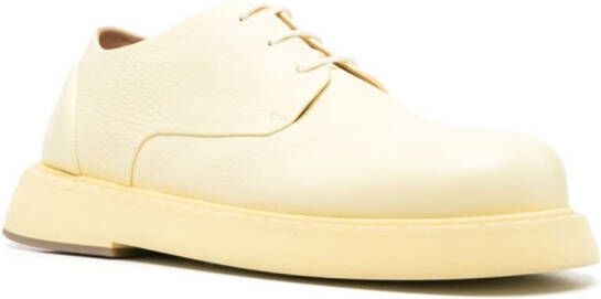 Marsèll round-toe leather derby shoes Yellow