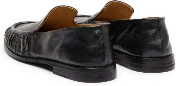Marsèll round-toe leather loafers Black