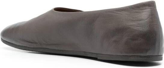 Marsèll round-toe leather loafers Grey