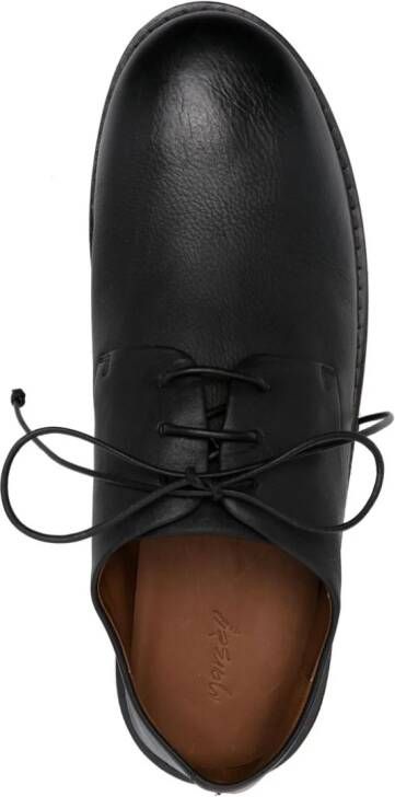 Marsèll round-toe leather oxford shoes Black