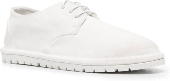 Marsèll round-toe leather oxfords White
