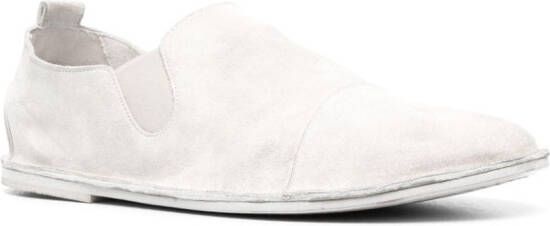 Marsèll round-toe slip-on leather loafers White