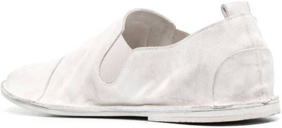 Marsèll round-toe slip-on leather loafers White