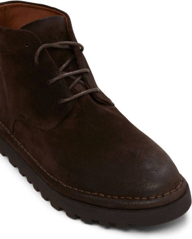 Marsèll Sancrispa Alta Pomice leather boots Brown