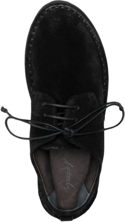 Marsèll Sancrispa Alta suede lace-up shoes Black
