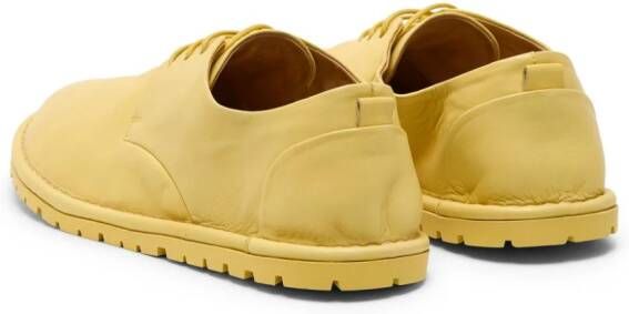 Marsèll Sancrispa leather derby shoes Yellow