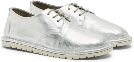 Marsèll Sancrispa leather Oxford shoes Silver