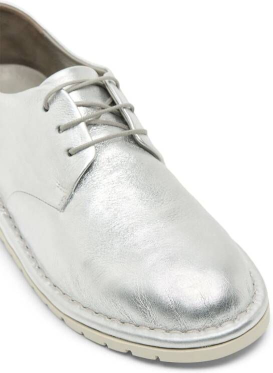 Marsèll Sancrispa leather Oxford shoes Silver