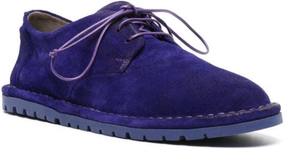 Marsèll Sancrispa suede derby shoes Purple
