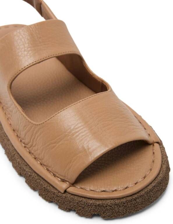 Marsèll Sanpomice leather sandals Brown