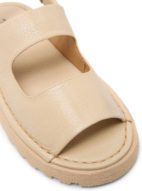 Marsèll Sanpomice leather sandals Neutrals