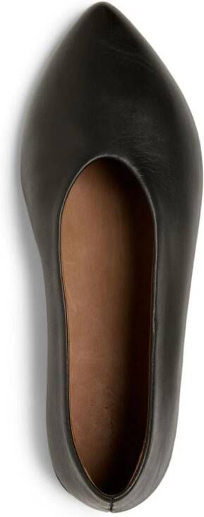 Marsèll Sfoglia leather ballerina shoes Black