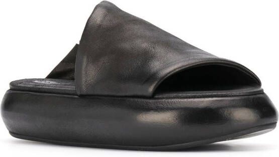Marsèll single strap platform sandals Black