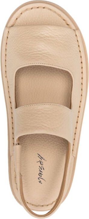 Marsèll slingback leather sandals Neutrals