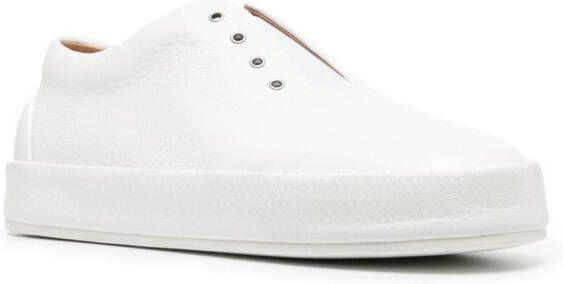 Marsèll slip-on leather derby shoes White