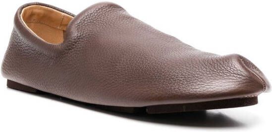 Marsèll slip-on leather loafers Brown