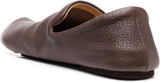 Marsèll slip-on leather loafers Brown