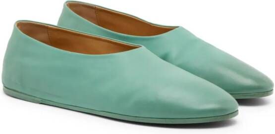 Marsèll slip-on leather loafers Green