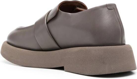 Marsèll slip-on leather loafers Grey