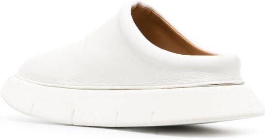 Marsèll slip-on leather loafers White