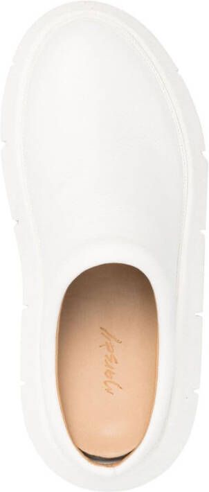 Marsèll slip-on leather loafers White
