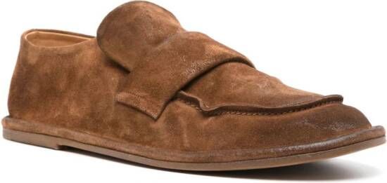 Marsèll slip-on suede loafers Brown