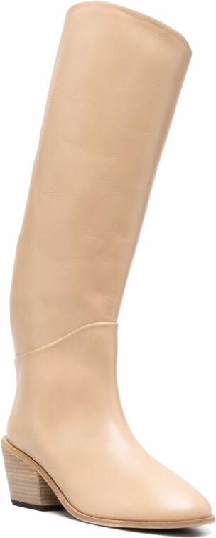 Marsèll slouched slip-on boots Neutrals