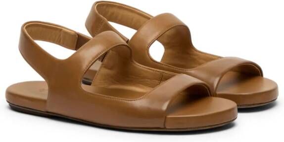 Marsèll Spanciata cut-out sandals Brown
