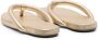 Marsèll Spanciata metallic-finish leather sandals Gold - Thumbnail 3