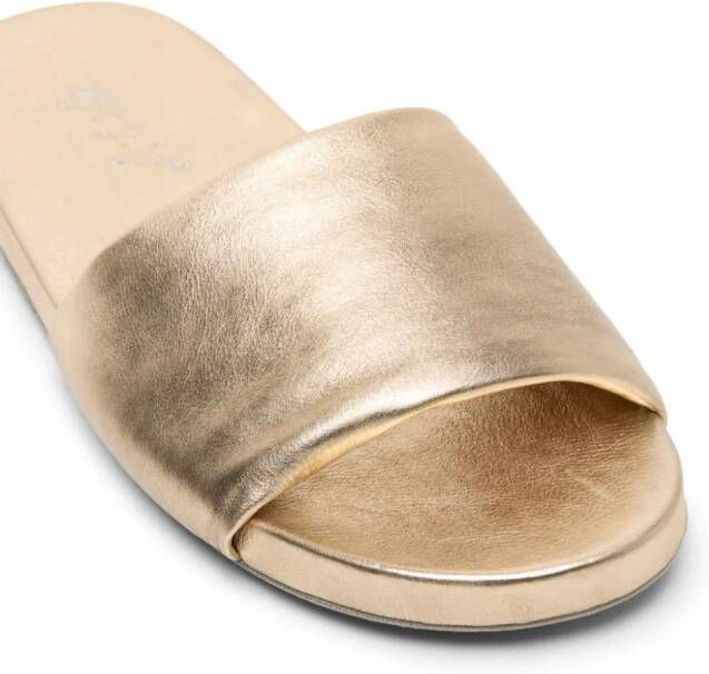 Marsèll Spanciata metallic-leather sandals Gold