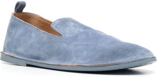 Marsèll Spatolona leather slippers Blue