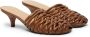 Marsèll Spilla 45mm woven leather mules Brown - Thumbnail 2