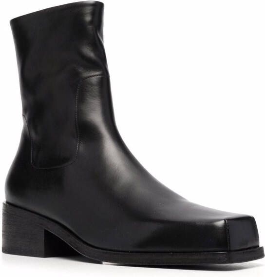 Marsèll square-toe block-heel boots Black