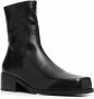 Marsèll square-toe block-heel boots Black - Thumbnail 2