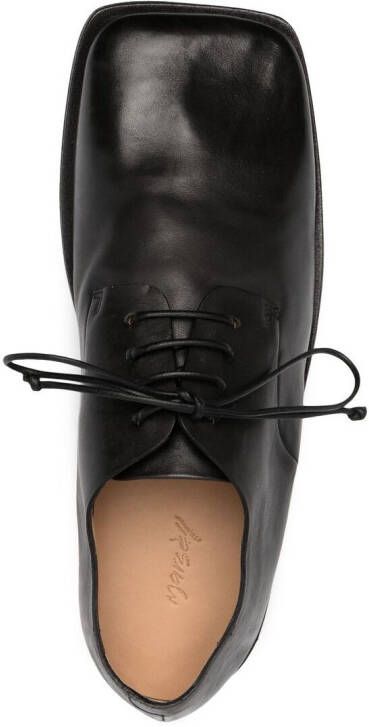 Marsèll square-toe derby shoes Black