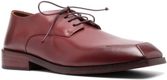 Marsèll square-toe derby shoes Red
