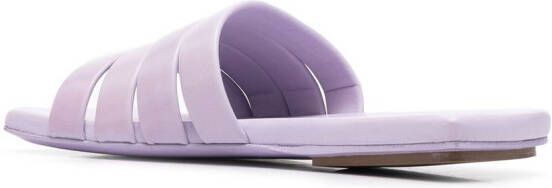 Marsèll square-toe leather sandals Purple