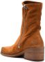 Marsèll square-toe suede calf-high boots Orange - Thumbnail 3