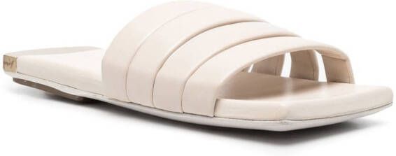 Marsèll strappy flat leather sandals Neutrals