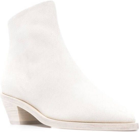 Marsèll suede ankle boots White
