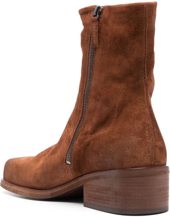 Marsèll suede ankle-length boots Brown
