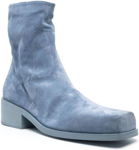 Marsèll suede ankle sock boots Blue