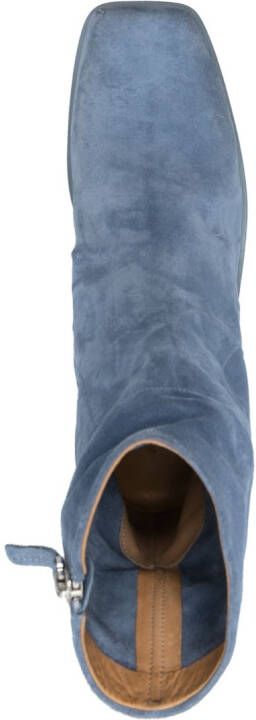 Marsèll suede ankle sock boots Blue