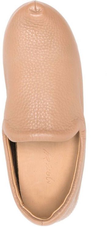 Marsèll Toddone grained-leather loafers Neutrals